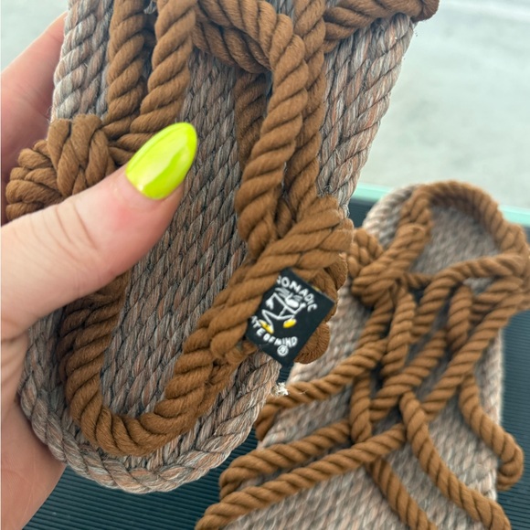 Nomadic State of Mind - Tan Rope Sandals - Picture 3 of 3